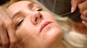 HALF FACE THREADING/ حف نصف وجه بالخيط