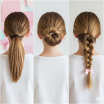 SIMPLE HAIR STYLE / تسريحة عادية